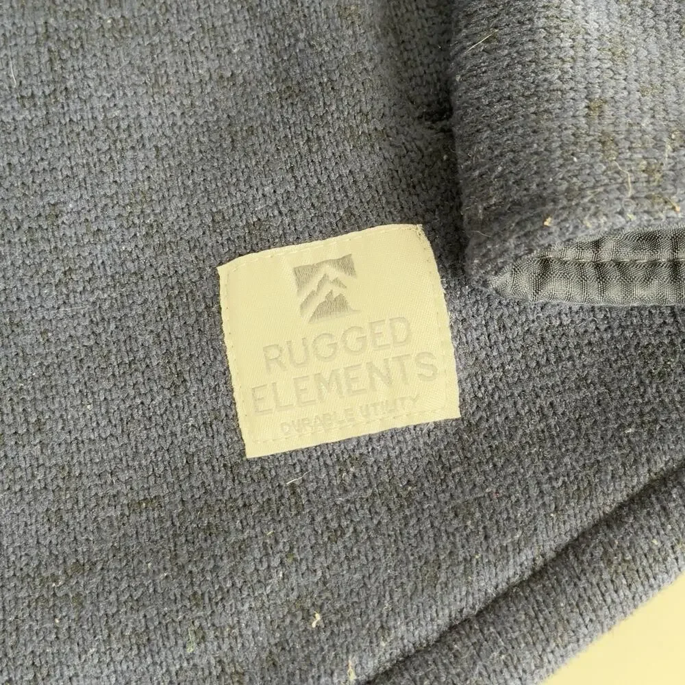 Rugged Elements Men's Sweater Fleece Over Shirt Dark Blue Large